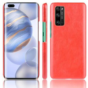 For  Huawei Honor 30 Pro Shockproof Litchi Texture PC + PU Case(Red)