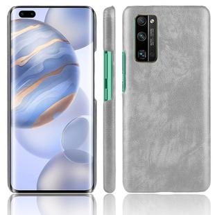 For  Huawei Honor 30 Pro Shockproof Litchi Texture PC + PU Case(Gray)