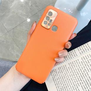 For VIVO Z6 All-Inclusive Pure Prime Skin Plastic Case with Lens Ring Protection Cover(Orange)