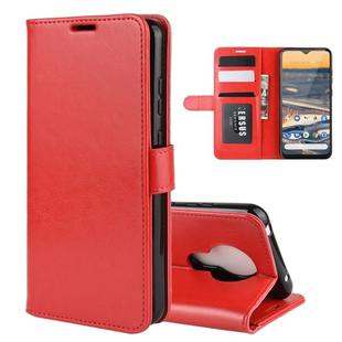 For Nokia 5.3 R64 Texture Single Horizontal Flip Protective Case with Holder & Card Slots & Wallet& Photo Frame(Red)