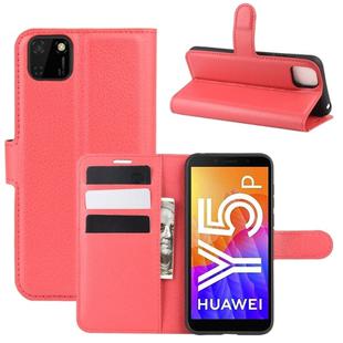 For Huawei Y5p/Honor 9S Litchi Texture Horizontal Flip Protective Case with Holder & Card Slots & Wallet(Red)