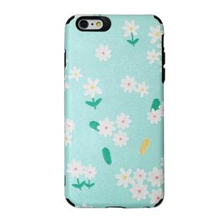 For iPhone 6SPlus/6Plus Chrysanthemum Pattern TPU+PC Four-corner Shockproof Protective Case with Holder(Chrysanthemum)