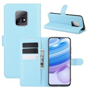 For Xiaomi Redmi 10X Pro 5G/10X 5G Litchi Texture Horizontal Flip Protective Case with Holder & Card Slots & Wallet(Blue)