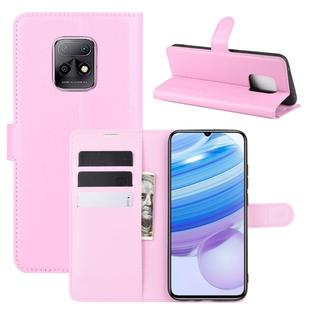 For Xiaomi Redmi 10X Pro 5G/10X 5G Litchi Texture Horizontal Flip Protective Case with Holder & Card Slots & Wallet(Pink)