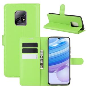For Xiaomi Redmi 10X Pro 5G/10X 5G Litchi Texture Horizontal Flip Protective Case with Holder & Card Slots & Wallet(Green)