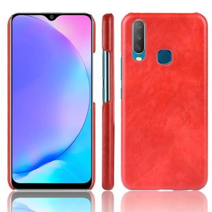 Shockproof Litchi Texture PC + PU Case For vivo Y17 / Y3(Red)