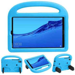 For Huawei MediaPad M5/M6 8.0 Sparrow Pattern EVA Children''s Fall Protection Case With Retractable Bracket(Blue)