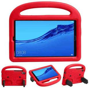 For Huawei MediaPad M5/M6 8.0 Sparrow Pattern EVA Children''s Fall Protection Case With Retractable Bracket(Red)