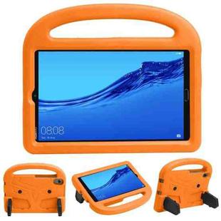 For Huawei MediaPad M5/M6 8.0 Sparrow Pattern EVA Children''s Fall Protection Case With Retractable Bracket(Orange)