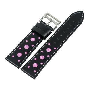 22mm For huawei watch GT2e / GT / GT2 46mm Hollow Leather Watch Band(Pink)