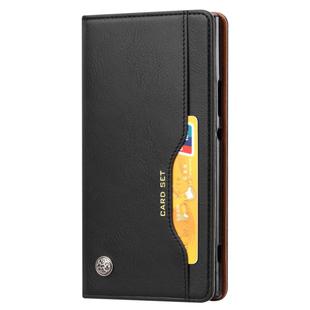 Knead Skin Texture Horizontal Flip Leather Case for Sony Xperia XA2 Ultra, with Photo Frame & Holder & Card Slots & Wallet(Black)