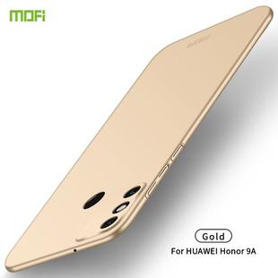 For Huawei Honor 9A MOFI Frosted PC Ultra-thin Hard Case(Gold)