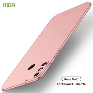 For Huawei Honor 9A MOFI Frosted PC Ultra-thin Hard Case(Rose gold)