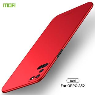 For OPPO A92s MOFI Frosted PC Ultra-thin Hard Case(Red)