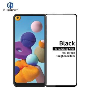For Samsung Galaxy A21S PINWUYO 9H 2.5D Full Screen Tempered Glass Film(Black)