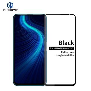 For Huawei Honor X10 PINWUYO 9H 2.5D Full Screen Tempered Glass Film(Black)