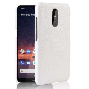 Shockproof Crocodile Texture PC + PU Case For Nokia 3.2(White)