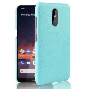 Shockproof Crocodile Texture PC + PU Case For Nokia 3.2(Light Green)