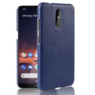 Shockproof Crocodile Texture PC + PU Case For Nokia 3.2(Blue)