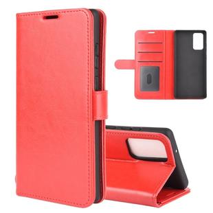 For Samsung Galaxy Note20 R64 Texture Single Horizontal Flip Protective Case with Holder & Card Slots & Wallet& Photo Frame(Red)