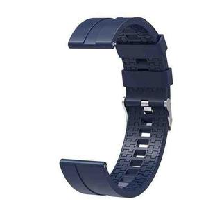 Suitable For Xiaomi Haylou Solar Watch Silicone Watch Band, Length: 21cm(mazarine)