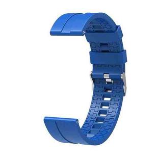Suitable For Xiaomi Haylou Solar Watch Silicone Watch Band, Length: 21cm(blue)