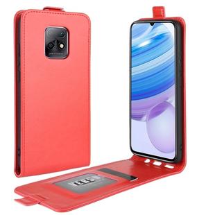 For Xiaomi Redmi 10X 5G / 10X Pro 5G R64 Texture Single Vertical Flip Leather Protective Case with Card Slots & Photo Frame(Red)