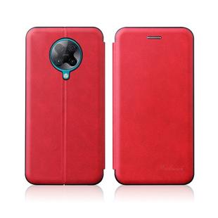 For Xiaomi Redmi K30 Pro / Redmi K30 Pro Zoom Poco F2 Pro Integrated Electricity Pressing Retro Texture Magnetic TPU+PU Leather Case with Card Slot & Holder(Red)