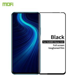 For Huawei Honor X10 MOFI 9H 2.5D Full Screen Tempered Glass Film(Black)