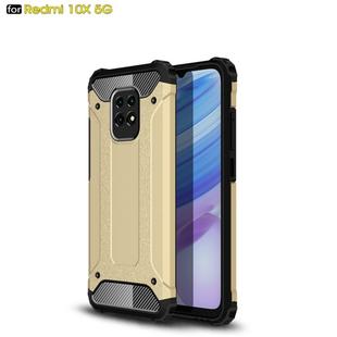 For Xiaomi Redmi 10X 5G Magic Armor TPU + PC Combination Case(Gold)