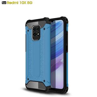 For Xiaomi Redmi 10X 5G Magic Armor TPU + PC Combination Case(Blue)