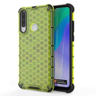 For Huawei Y6P  Shockproof Honeycomb PC + TPU Case(Green)