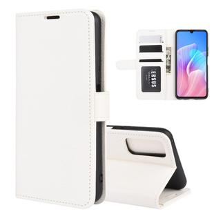 For Huawei Enjoy Z 5G R64 Texture Single Horizontal Flip Protective Case with Holder & Card Slots & Wallet& Photo Frame(White)