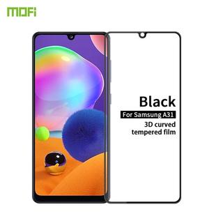 For Samsung Galaxy A31 MOFI 9H 3D Explosion-proof Curved Screen Tempered Glass Film(Black)