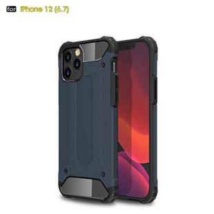 For iPhone 12 Pro Max Magic Armor TPU + PC Combination Case(Navy Blue)