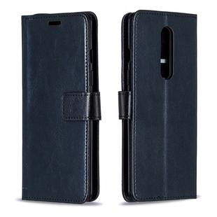 For OnePlus 8 Crazy Horse Texture Horizontal Flip Leather Case with Holder & Card Slots & Wallet & Photo Frame(Black)