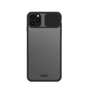 For iPhone 11 Pro Max MOFI Xing Dun Series Translucent Frosted PC + TPU Privacy Anti-glare Shockproof All-inclusive Protective Case(Black)