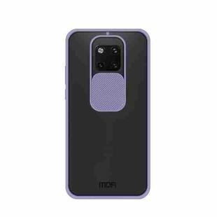 For Huawei Mate 20 Pro MOFI Xing Dun Series PC + TPU Anti-peep Waterproof And Anti-drop All-inclusive Protective Shell, Translucent Frosted(Purple)