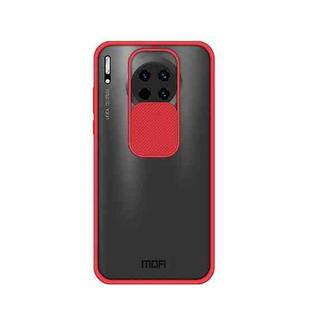 For Huawei Mate 30 MOFI Xing Dun Series PC + TPU Anti-peep Waterproof And Anti-drop All-inclusive Protective Shell, Translucent Frosted(Red)
