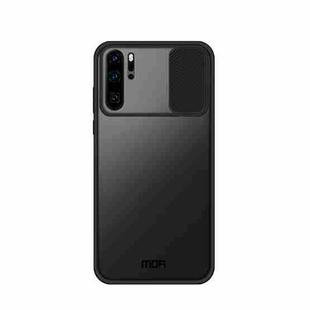 For Huawei P30 Pro MOFI Xing Dun Series PC + TPU Anti-peep Waterproof And Anti-drop All-inclusive Protective Shell, Translucent Frosted(Black)