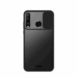For Huawei P30 lite MOFI Xing Dun Series PC + TPU Anti-peep Waterproof And Anti-drop All-inclusive Protective Shell, Translucent Frosted(Black)