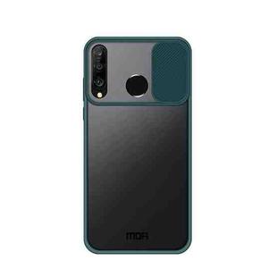 For Huawei P30 lite MOFI Xing Dun Series PC + TPU Anti-peep Waterproof And Anti-drop All-inclusive Protective Shell, Translucent Frosted(Green)