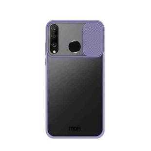 For Huawei P30 lite MOFI Xing Dun Series PC + TPU Anti-peep Waterproof And Anti-drop All-inclusive Protective Shell, Translucent Frosted(Purple)