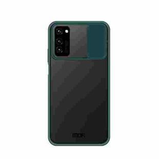 For Huawei HonorV30 MOFI Xing Dun Series PC + TPU Anti-peep Waterproof And Anti-drop All-inclusive Protective Shell, Translucent Frosted(Green)