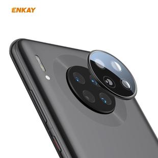 For HUAWEI Mate 30 Pro Hat-Prince ENKAY Rear Camera Lens Film Aluminium Alloy+PMMA Full Coverage Protector(Black)