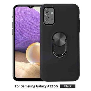 For Samsung Galaxy A32 5G 360 Rotary Multifunctional Stent PC+TPU Case with Magnetic Invisible Holder(Black)