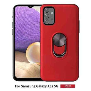 For Samsung Galaxy A32 5G 360 Rotary Multifunctional Stent PC+TPU Case with Magnetic Invisible Holder(Red)