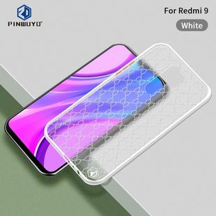 For Xiaomi Redmi 9 PINWUYO Series 2nd Generation PC + TPU Anti-drop All-inclusive Protective Shell Matte Back Cover(White)