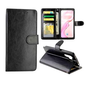 For Vivo X30 / X30 Pro Crazy Horse Texture Leather Horizontal Flip Protective Case with Holder & Card Slots & Wallet & Photo Frame(Black)