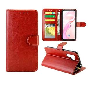 For Vivo X30 / X30 Pro Crazy Horse Texture Leather Horizontal Flip Protective Case with Holder & Card Slots & Wallet & Photo Frame(Brown)